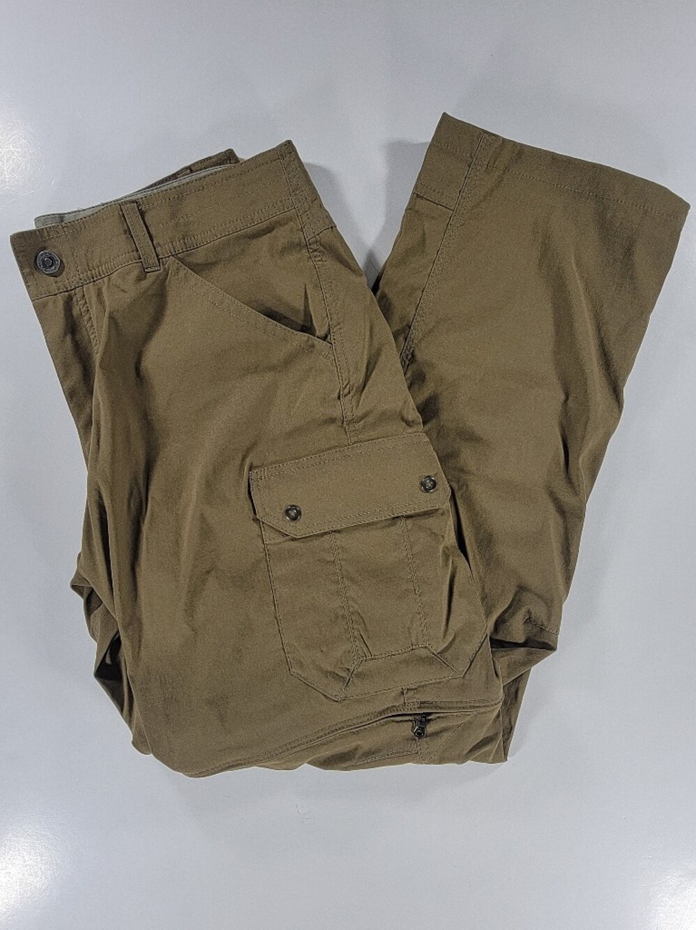 Kuhl Pants Mens 34x30 Renegade Convertible Stealth Zip Off Cargo Hiking Brown